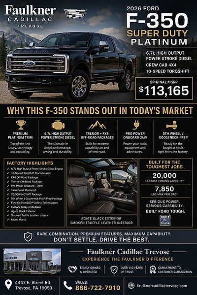 2026 Ford Super Duty F-350 SRW XL