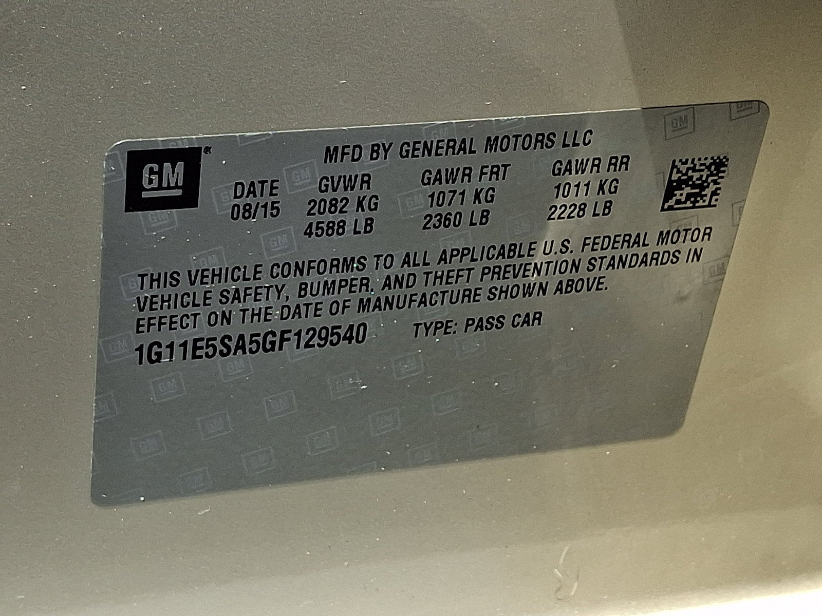 2016 Chevrolet Malibu Limited LTZ