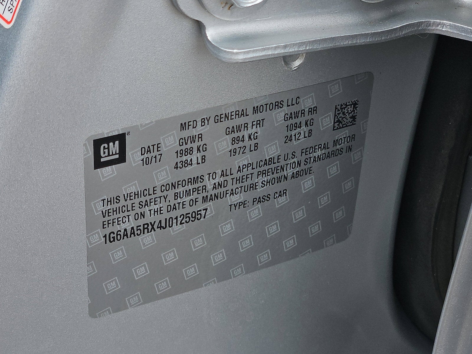 2018 Cadillac ATS RWD