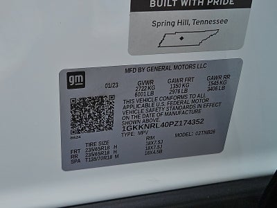 2023 GMC Acadia SLE