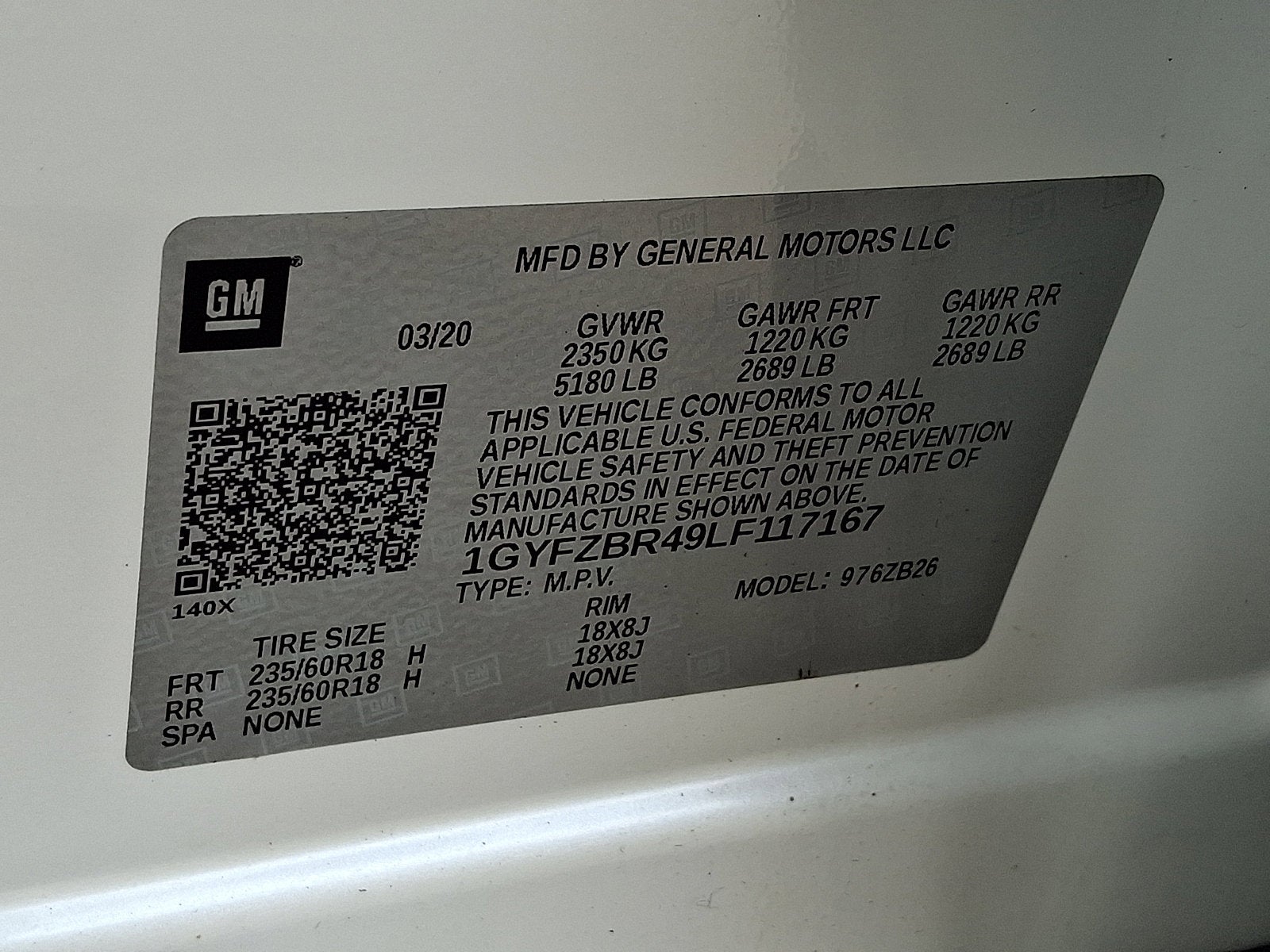 2020 Cadillac XT4 Luxury