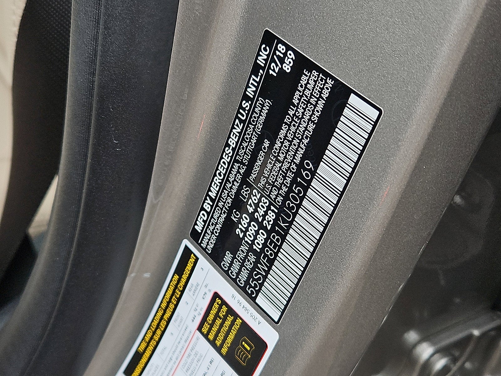 2019 Mercedes-Benz C-Class C 300