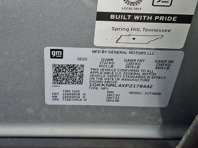 2023 GMC Acadia SLE
