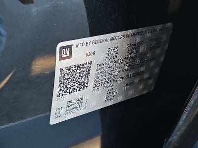 2019 GMC Sierra 1500 AT4