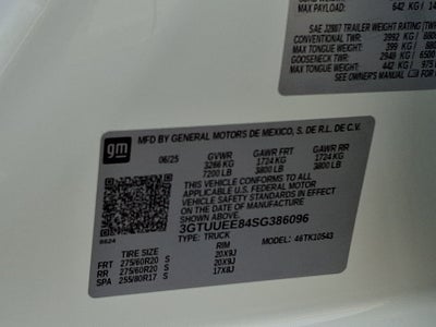 2025 GMC Sierra 1500 AT4