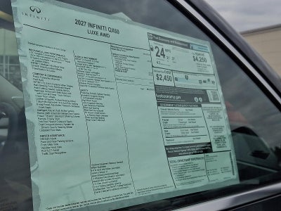 2027 INFINITI QX60 LUXE AWD
