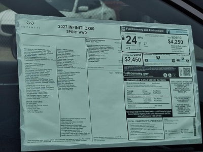 2027 INFINITI QX60 SPORT AWD