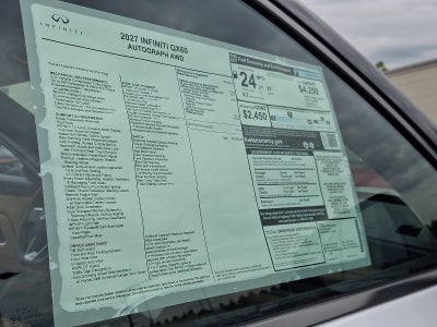 2027 INFINITI QX60 AUTOGRAPH AWD