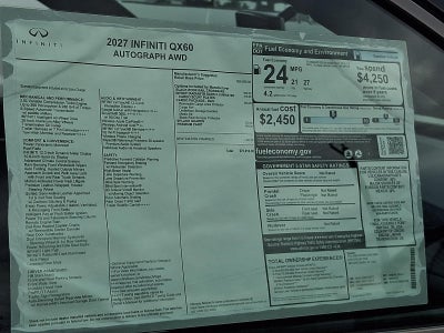 2027 INFINITI QX60 AUTOGRAPH AWD