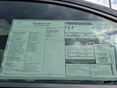 2027 INFINITI QX60 AUTOGRAPH AWD