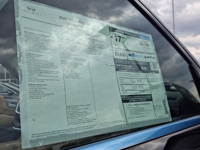 2026 INFINITI QX80 LUXE AWD