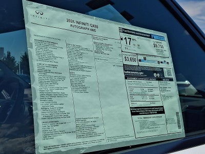 2026 INFINITI QX80 AUTOGRAPH AWD