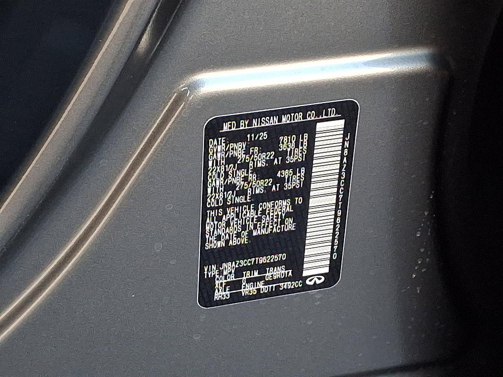 2026 INFINITI QX80 AUTOGRAPH AWD