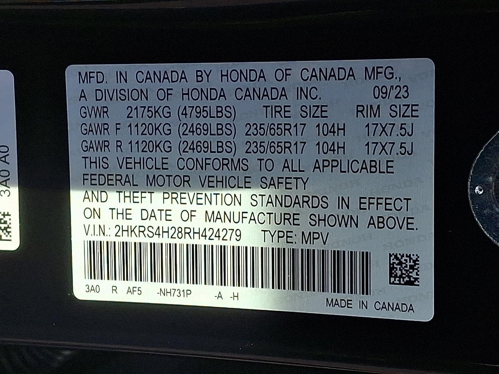 2024 Honda CR-V LX AWD
