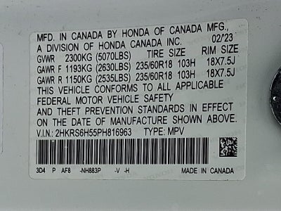 2023 Honda CR-V Hybrid Sport AWD