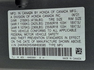 2021 Honda CR-V EX AWD