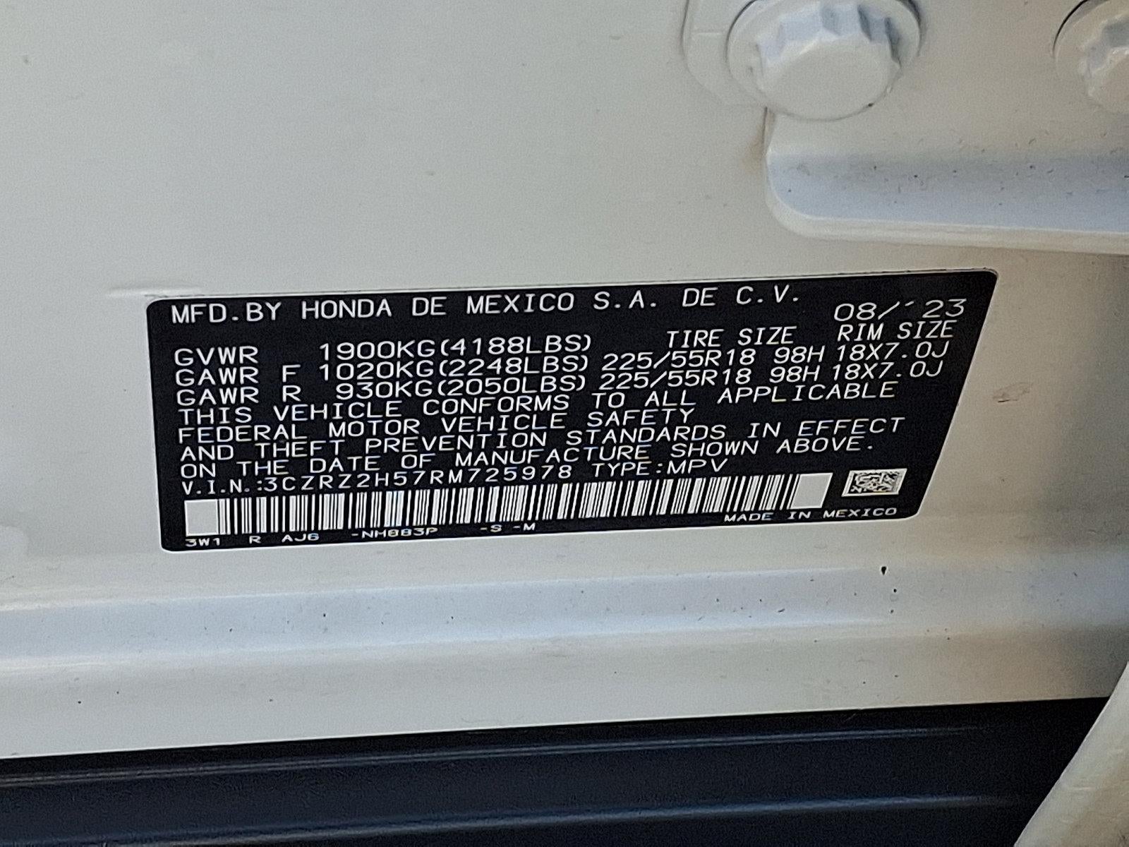 2024 Honda HR-V Sport AWD CVT