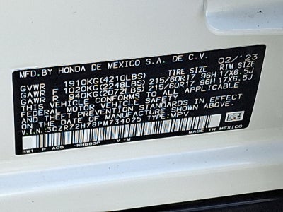 2023 Honda HR-V EX-L AWD CVT