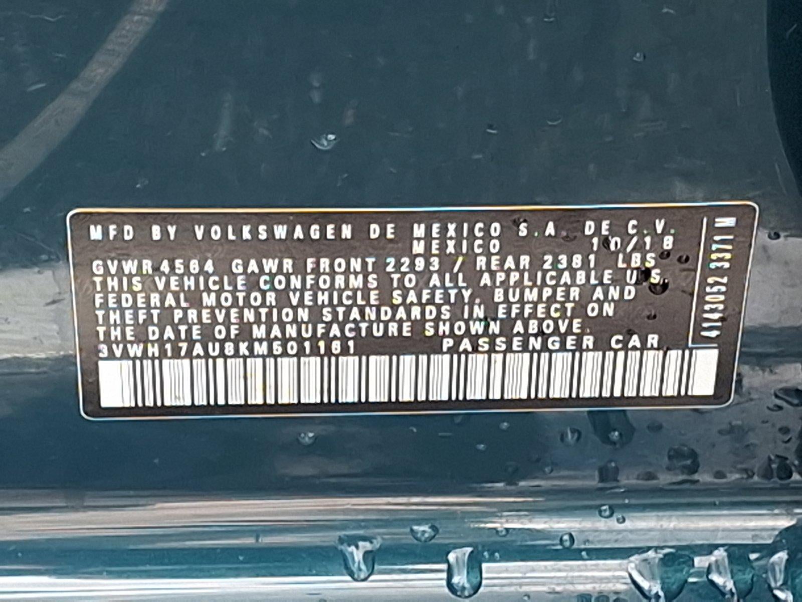 2019 Volkswagen Golf Alltrack 1.8T S DSG