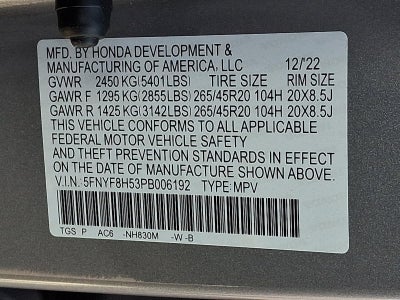 2023 Honda Passport EX-L AWD