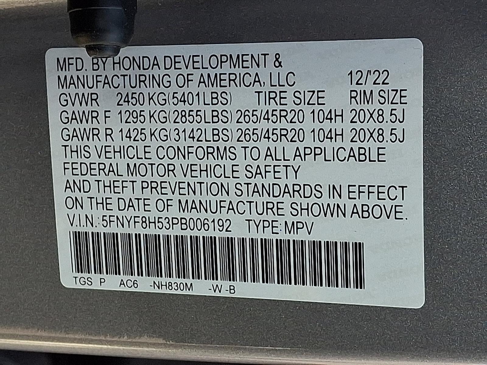 2023 Honda Passport EX-L AWD