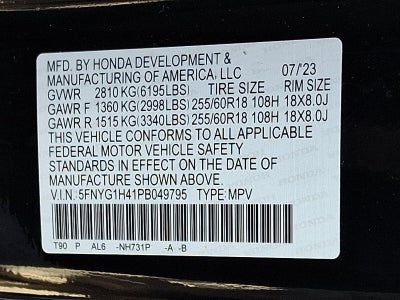 2023 Honda Pilot EX-L 8 Passenger AWD
