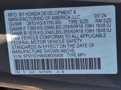 2025 Honda Pilot EX-L AWD