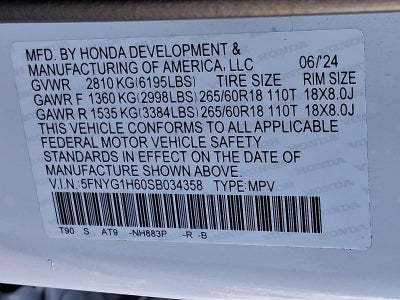 2025 Honda Pilot TrailSport AWD