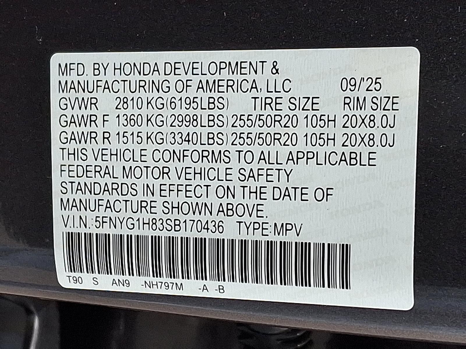 2025 Honda Pilot Elite AWD