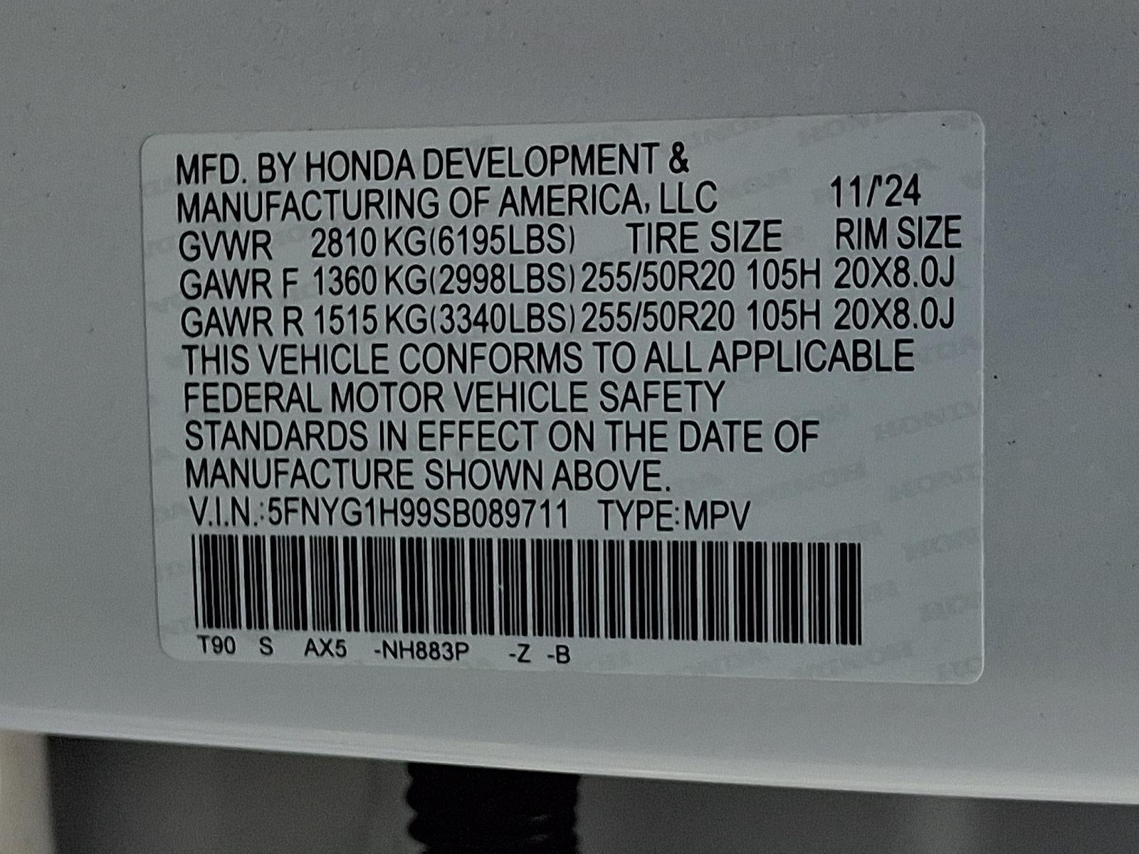 2025 Honda Pilot Black Edition AWD