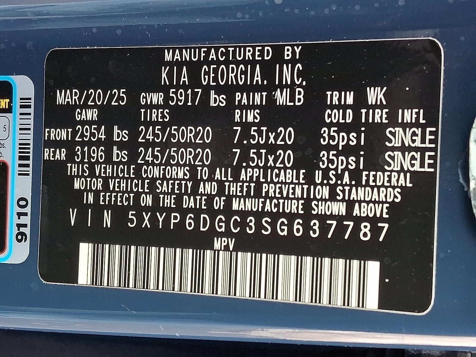 2025 Kia Telluride S AWD