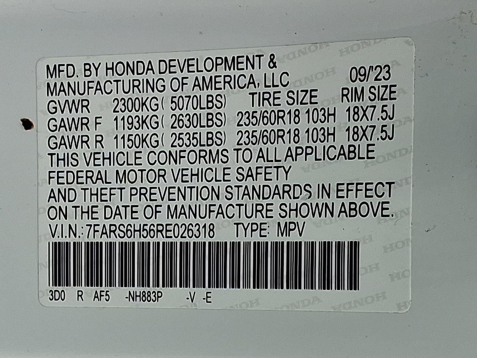2024 Honda CR-V Hybrid Sport AWD