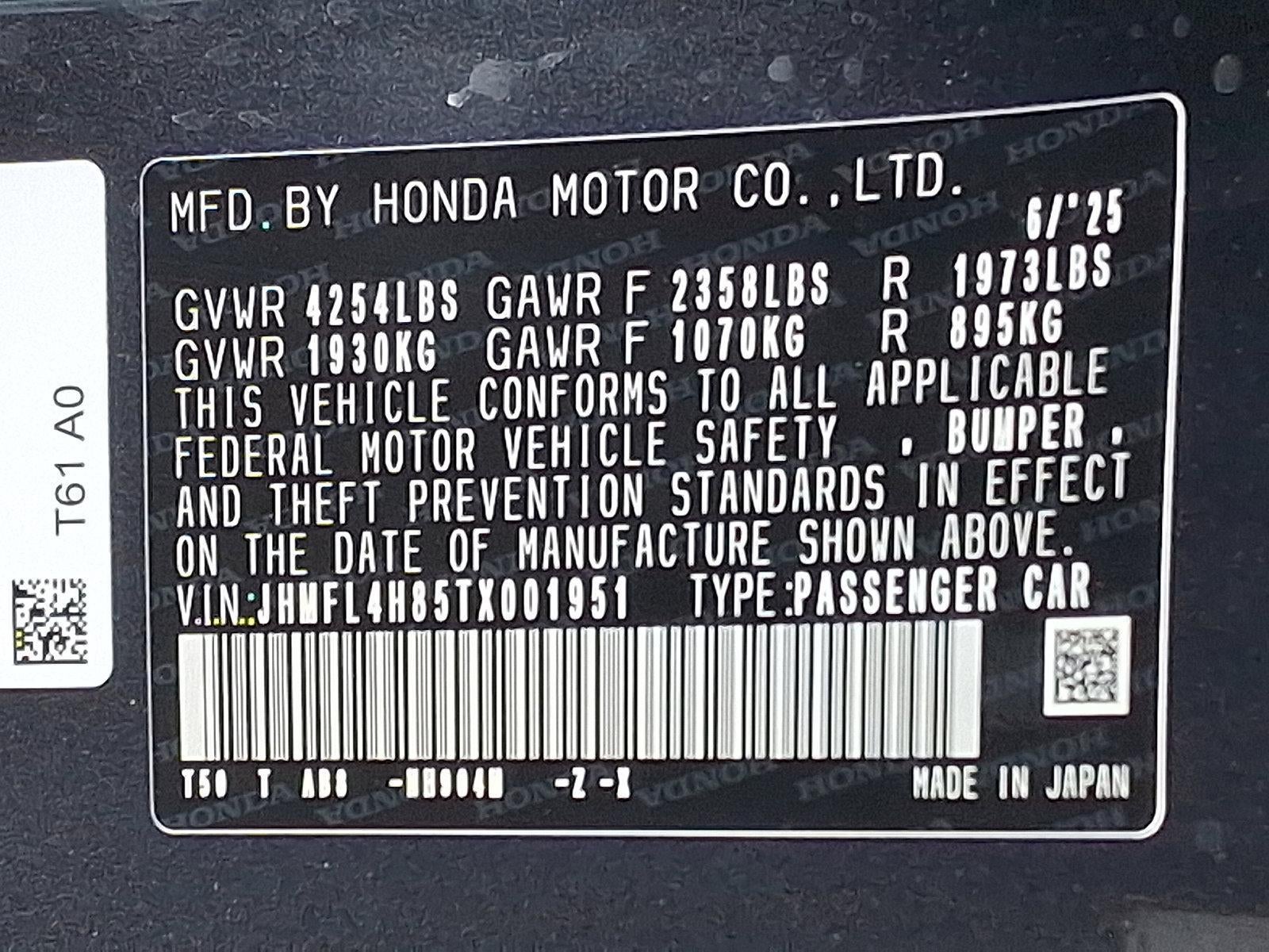 2026 Honda Civic Hatchback Hybrid Sport CVT