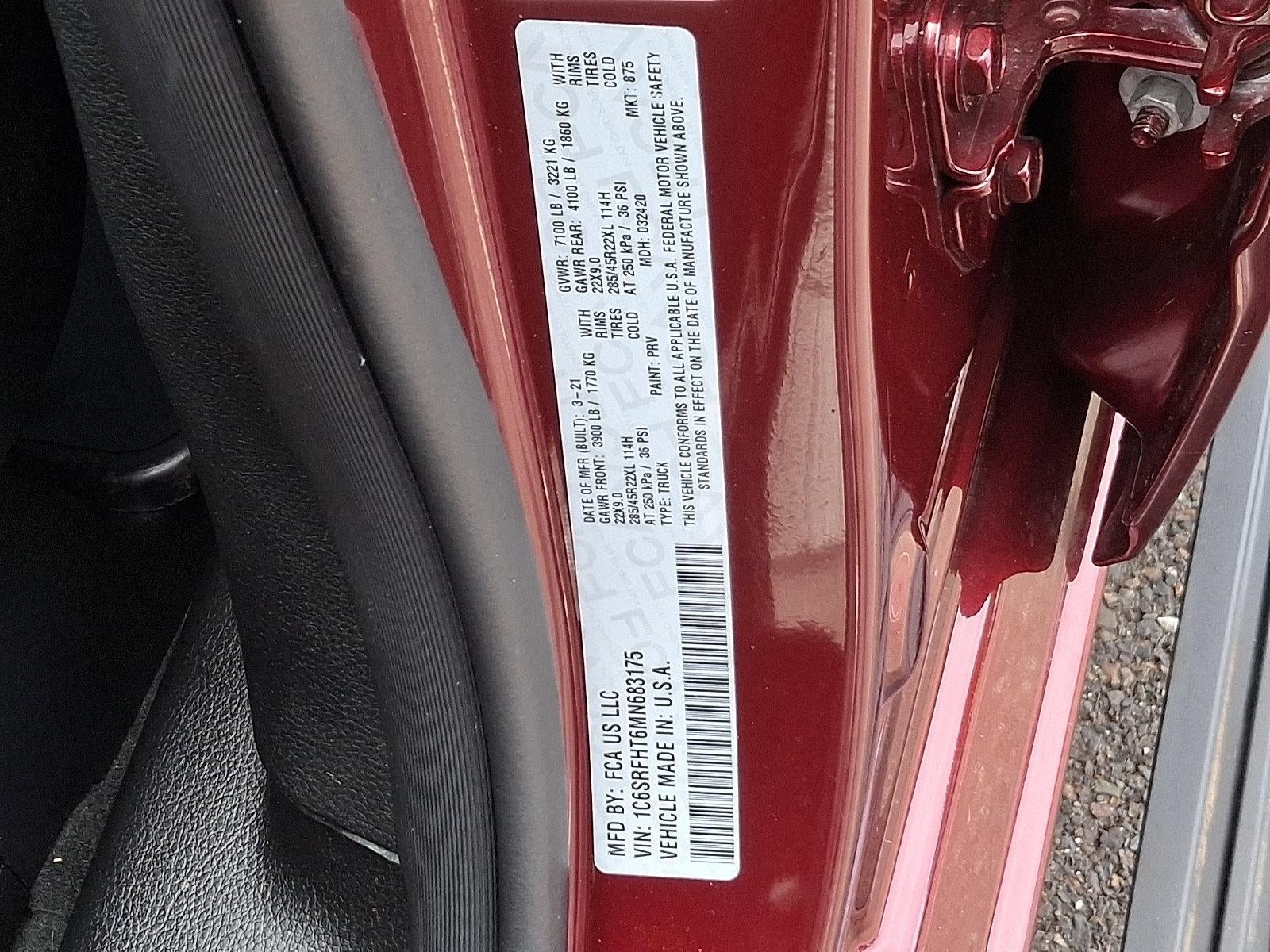 2021 RAM 1500 Limited 4x4 Crew Cab 5'7" Box