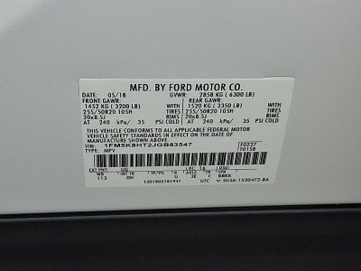 2018 Ford Explorer Platinum 4WD