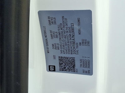 2022 Chevrolet Colorado Extended Cab Long Box 4-Wheel Drive WT