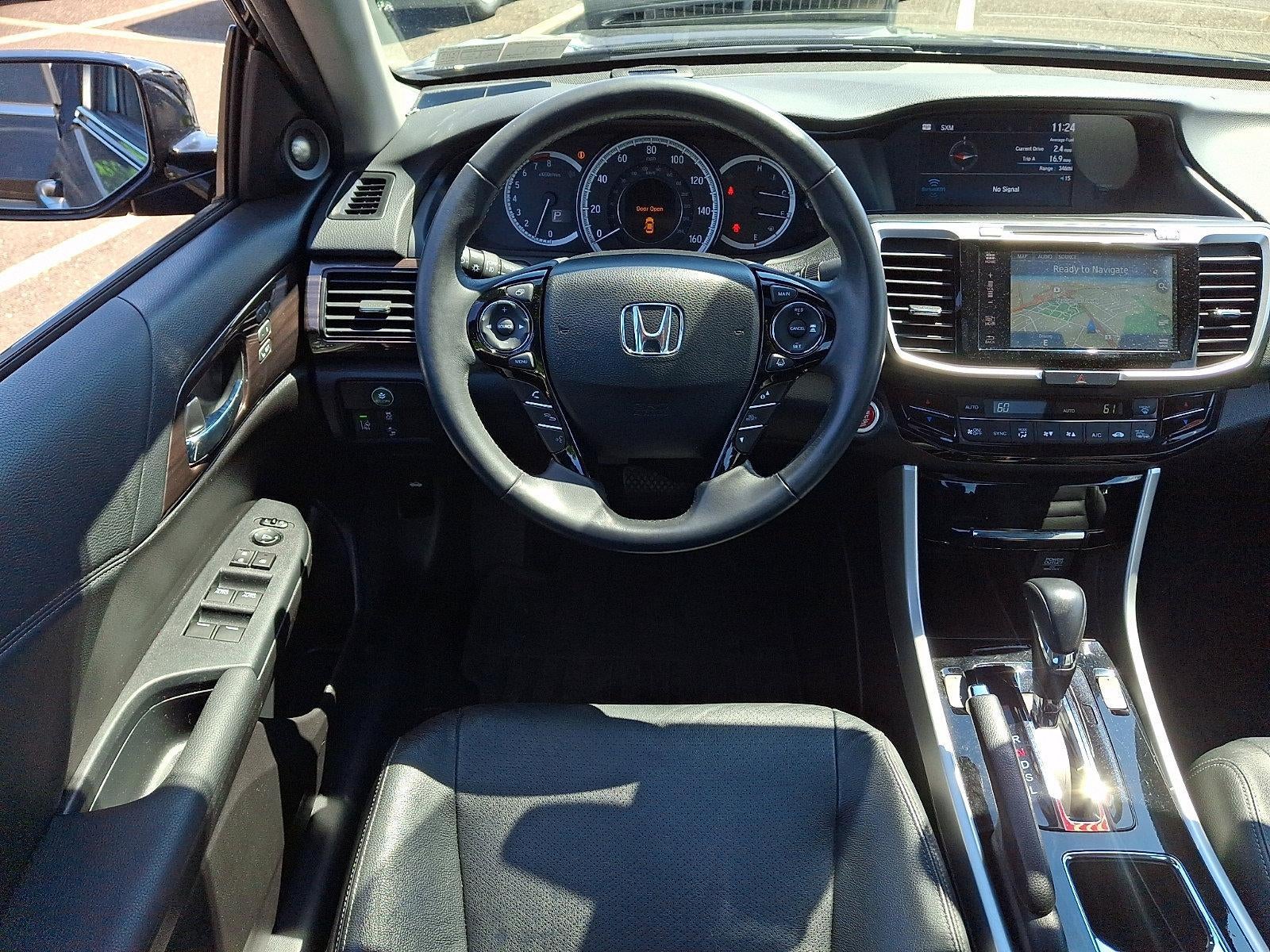 2016 Honda Accord Sedan EX-L CVT PZEV with Navigation and Honda Sensing