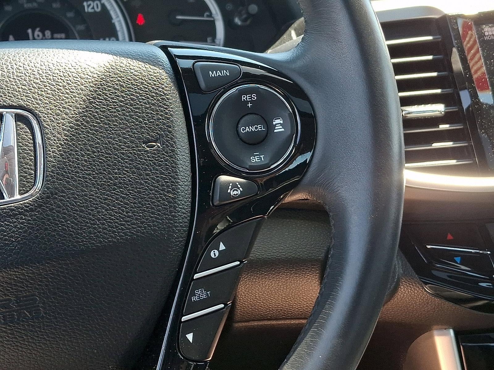 2016 Honda Accord Sedan EX-L CVT PZEV with Navigation and Honda Sensing