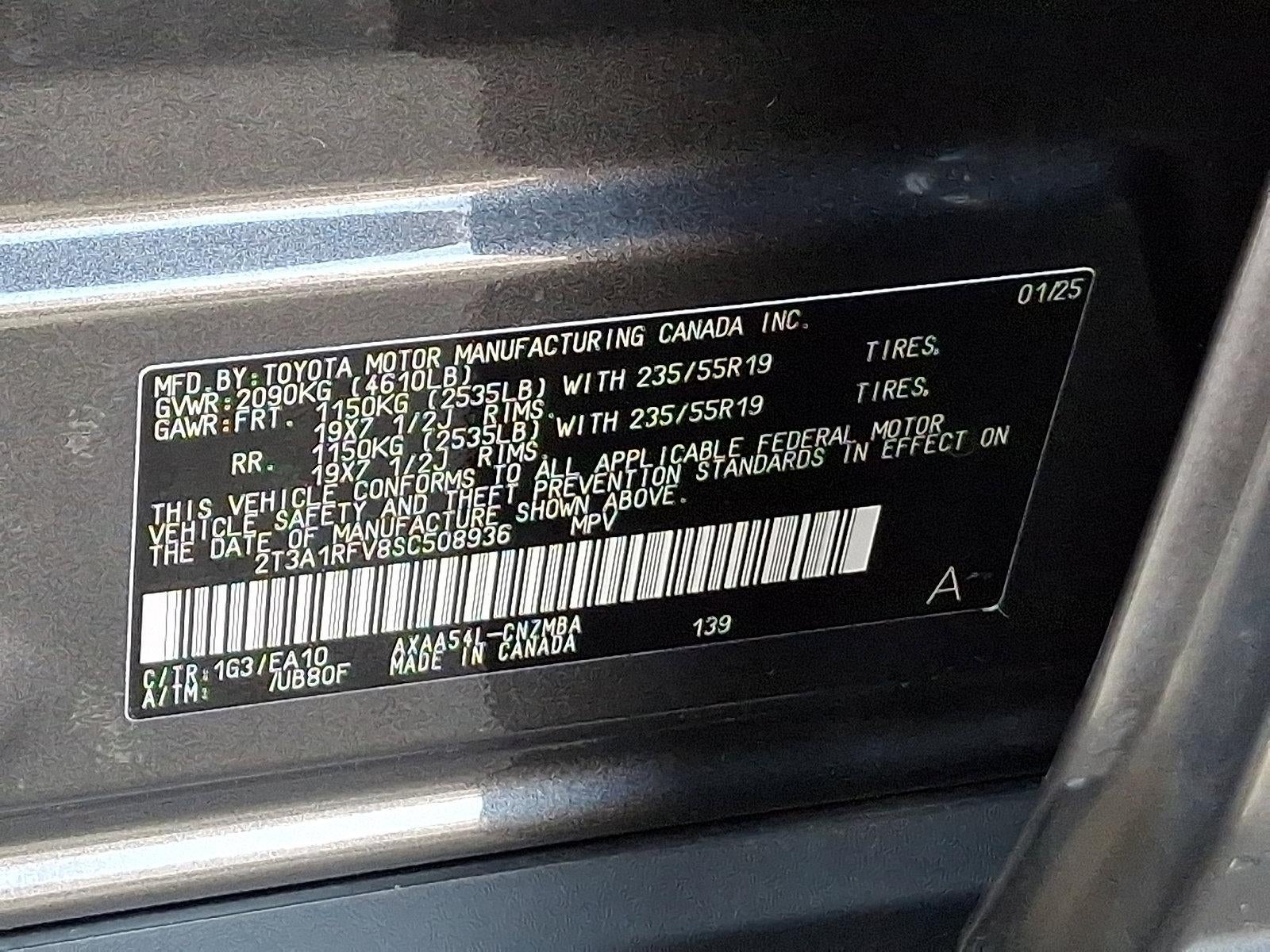 2025 Toyota RAV4 XLE Premium AWD (Natl)