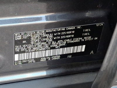 2025 Toyota RAV4 Hybrid XSE AWD (Natl)