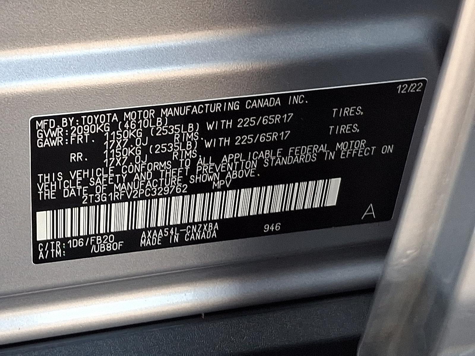 2023 Toyota RAV4 LE AWD (Natl)
