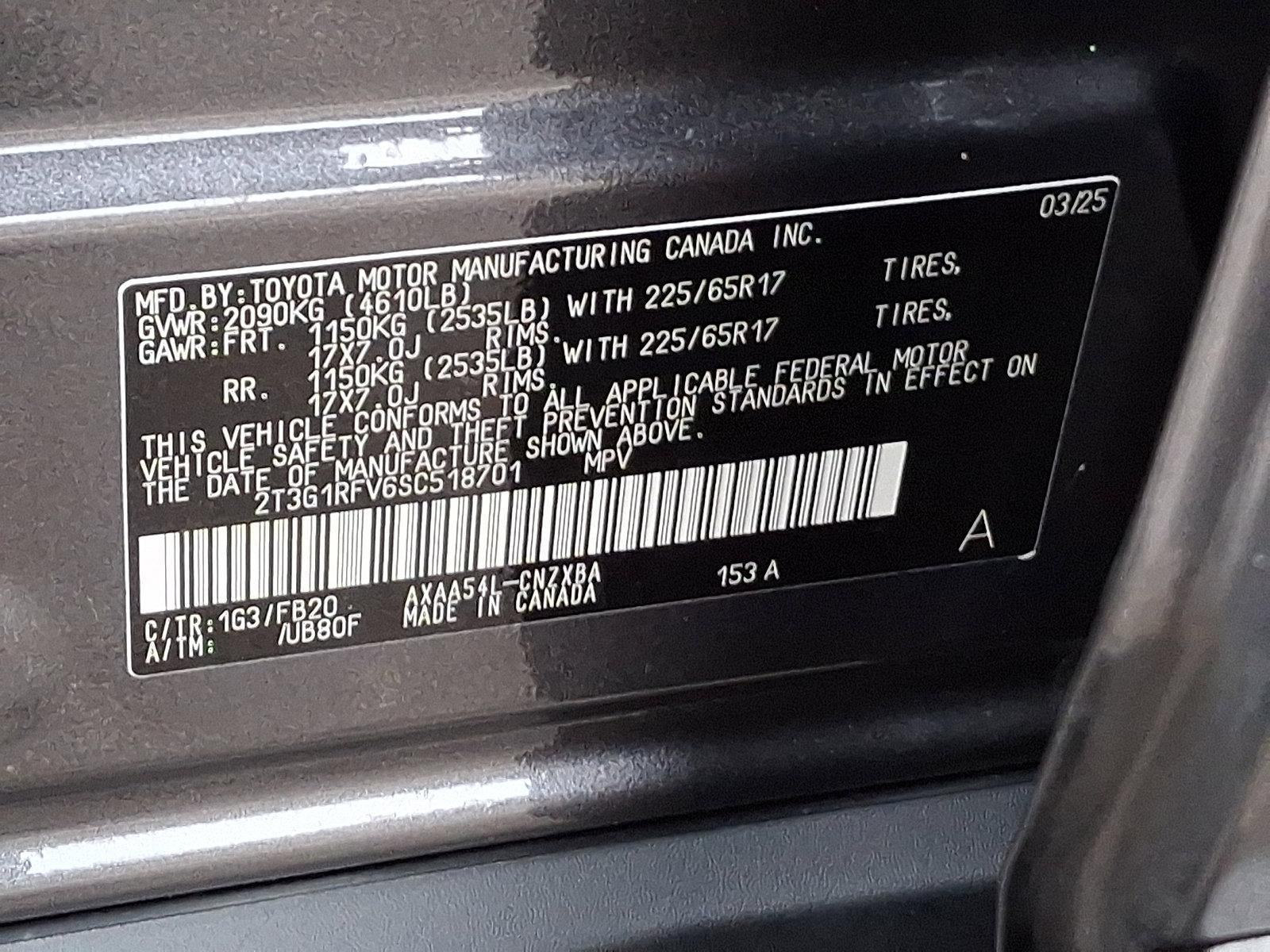 2025 Toyota RAV4 LE AWD (Natl)