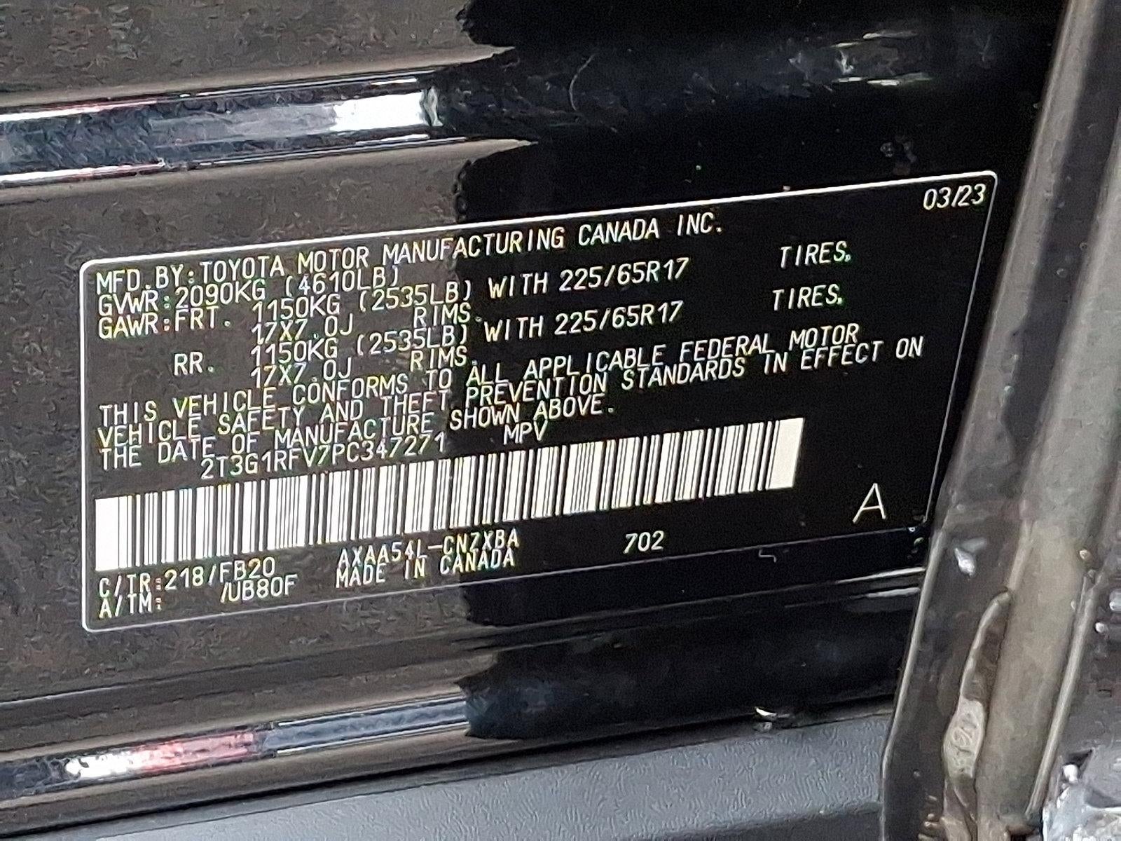 2023 Toyota RAV4 LE AWD (Natl)