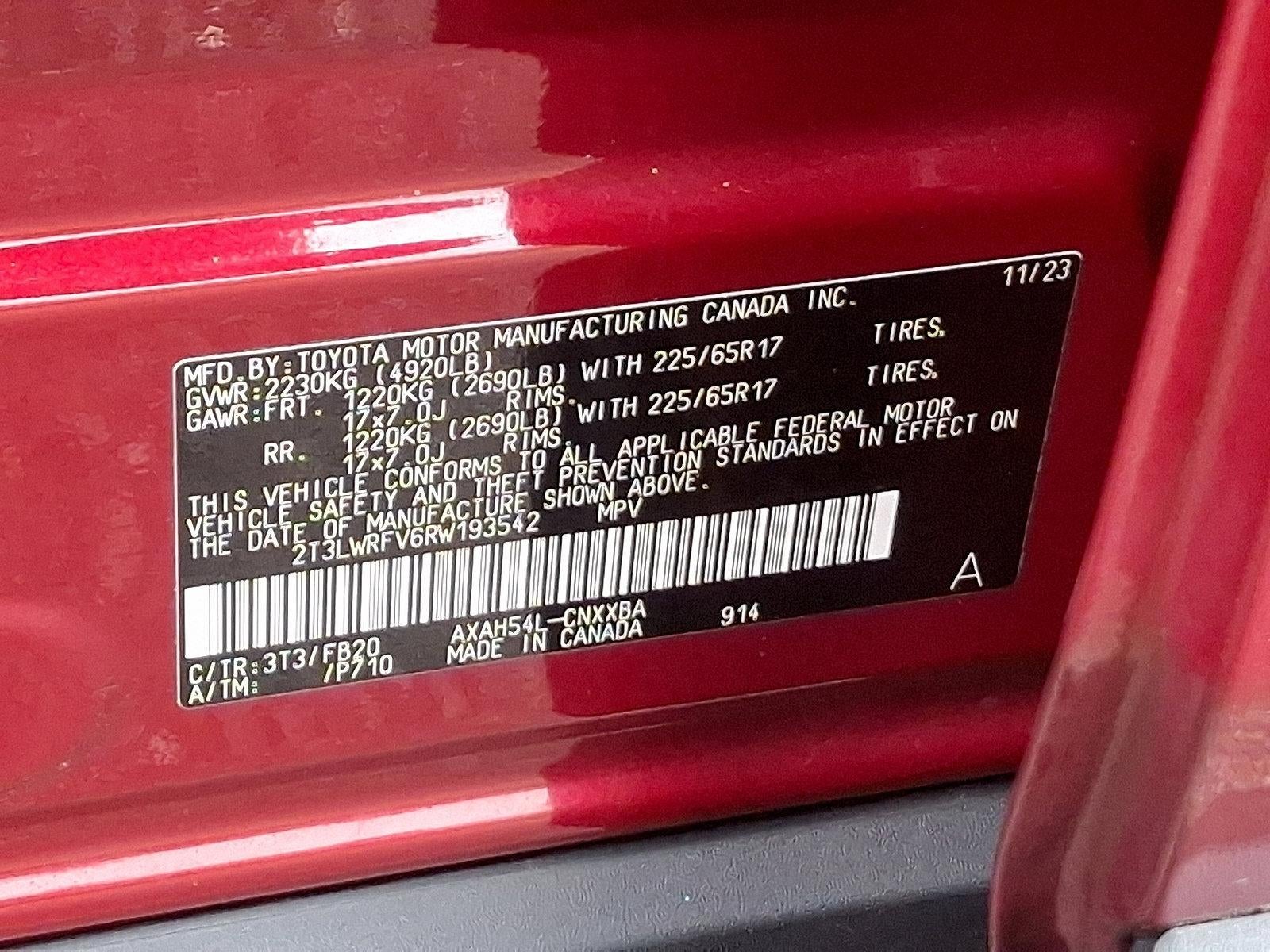 2024 Toyota RAV4 Hybrid LE AWD (Natl)