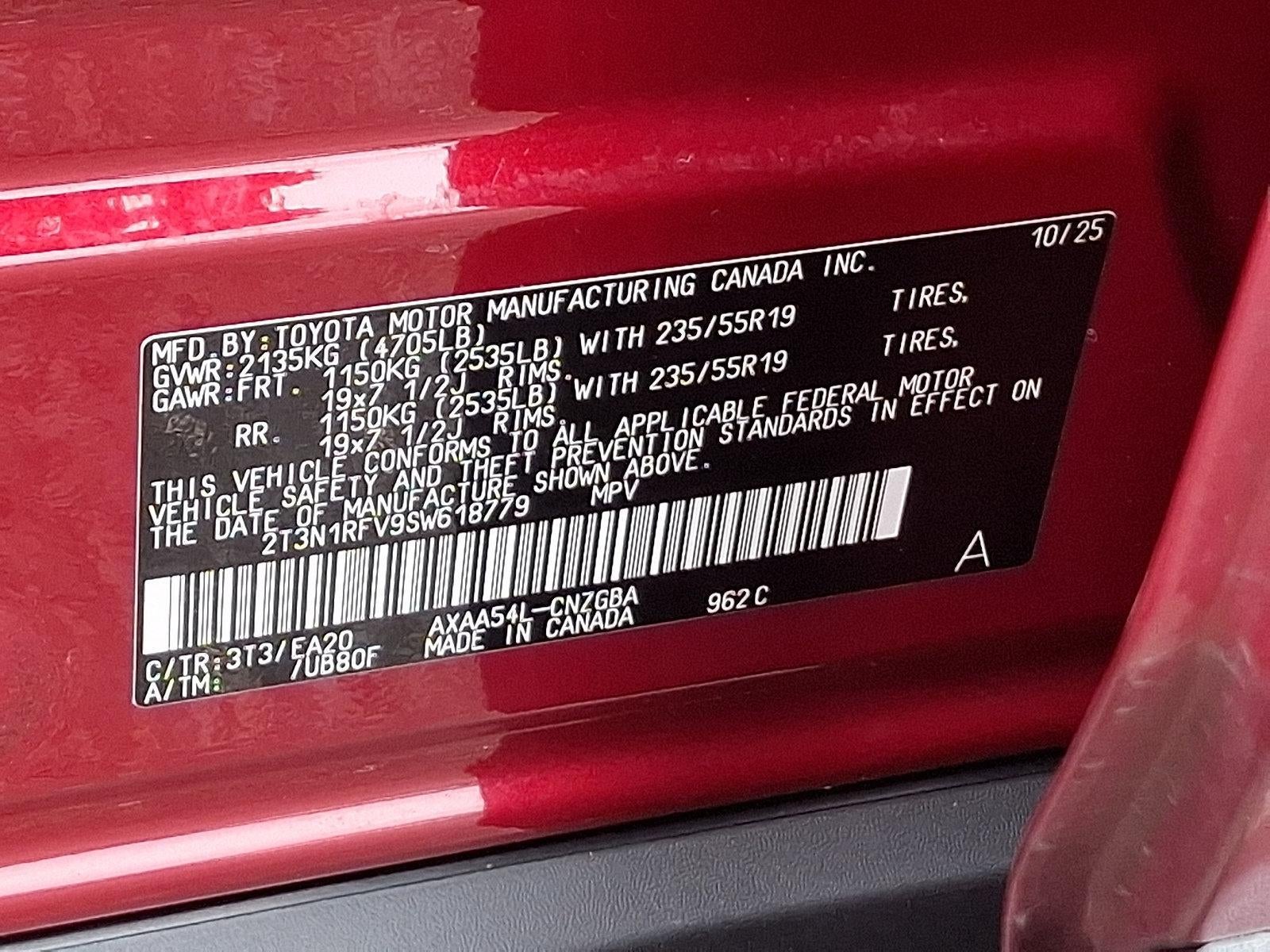 2025 Toyota RAV4 Limited AWD (GS)