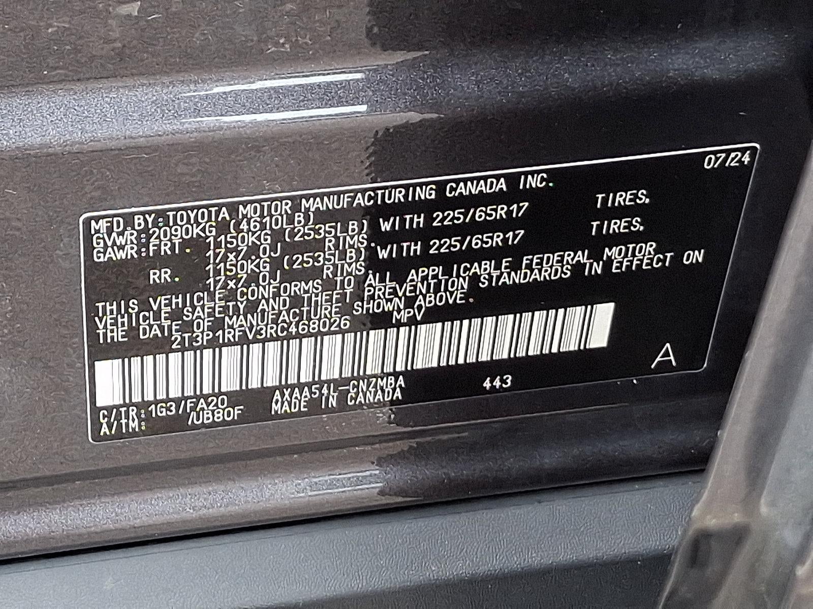 2024 Toyota RAV4 XLE AWD (Natl)
