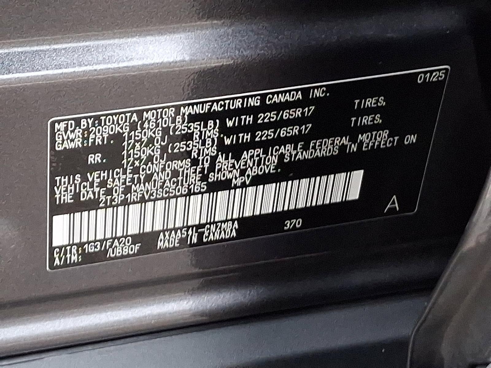 2025 Toyota RAV4 XLE AWD (Natl)