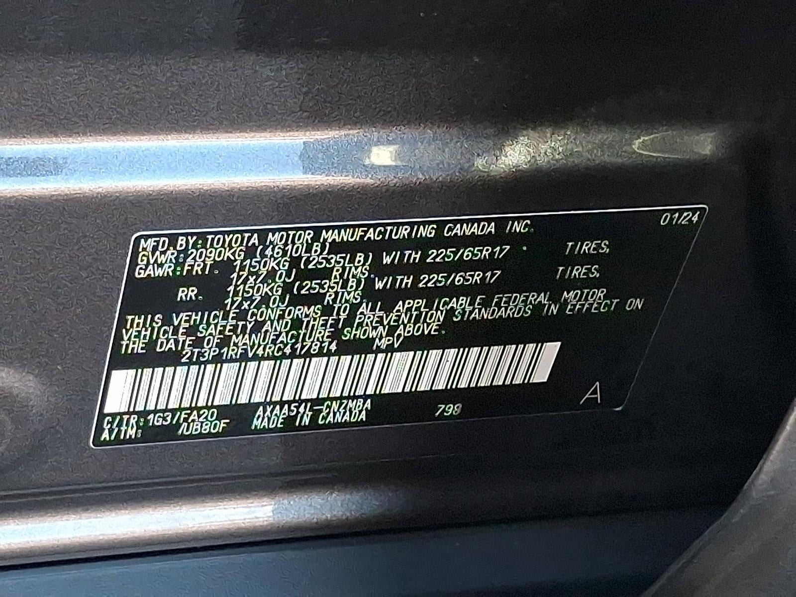 2024 Toyota RAV4 XLE AWD (Natl)