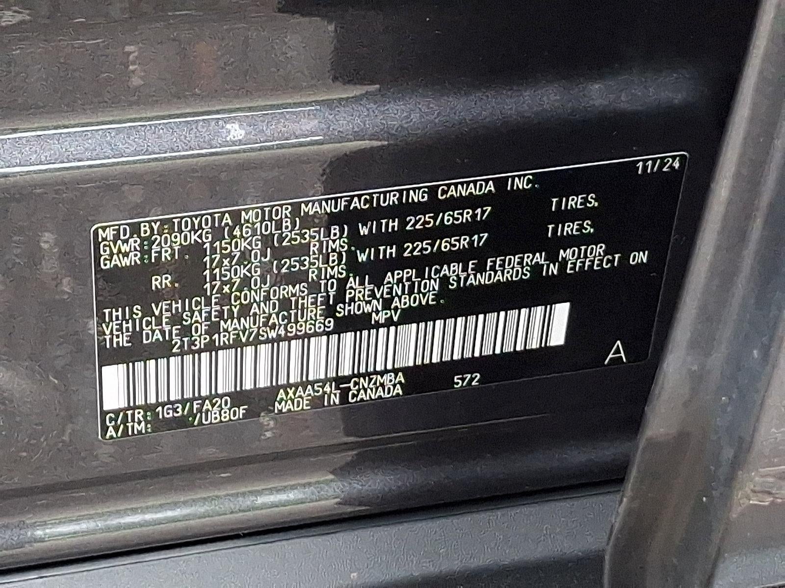 2025 Toyota RAV4 XLE AWD (Natl)