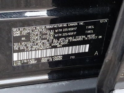 2025 Toyota RAV4 XLE AWD (Natl)